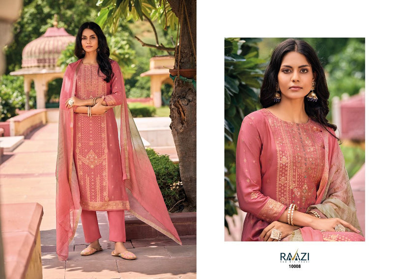 Rama Fashion Shiddat Jacquard Fancy With Embroidery Work Stylish Designer Festive Wear Salwar Kameez