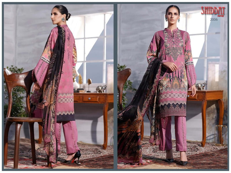 Agha Noor Shiddat Vol 2 Jam Satin Cotton Printed Pakistani Style Salwar Suits