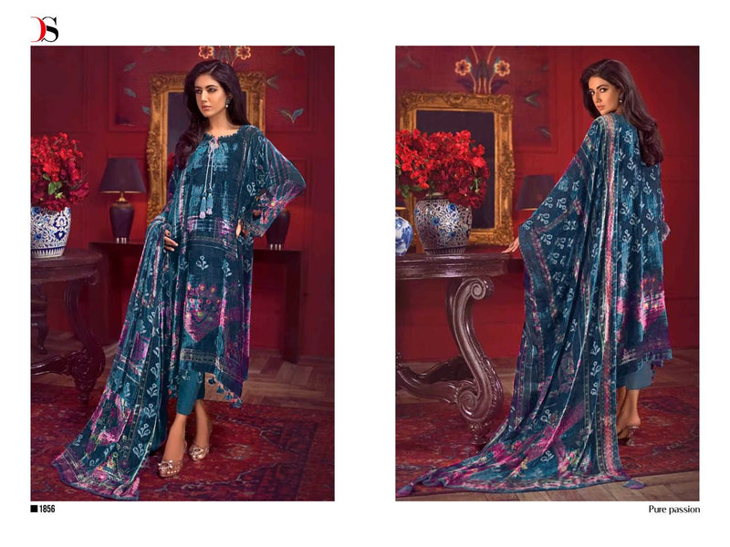 Deepsy Suit Shine Of Winter Velvet With Beautiful Embroidery Work Stylish Designer Pakistani Salwar Suit