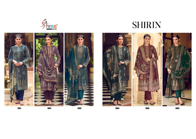 Shree Fabs Shirin Velvet With Digital Print With Swarovskl Work Stylish Designer Festive Wear Salwar Kameez