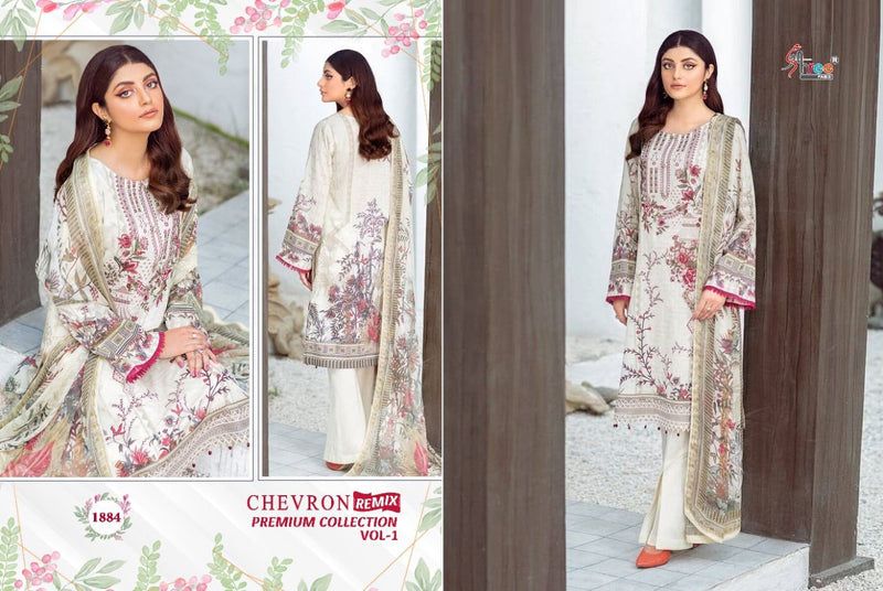 Shree Fab Chevron Remix Premium Collection Vol 1 Lawn Cotton Pakistani Style Party Wear Salwar Kameez
