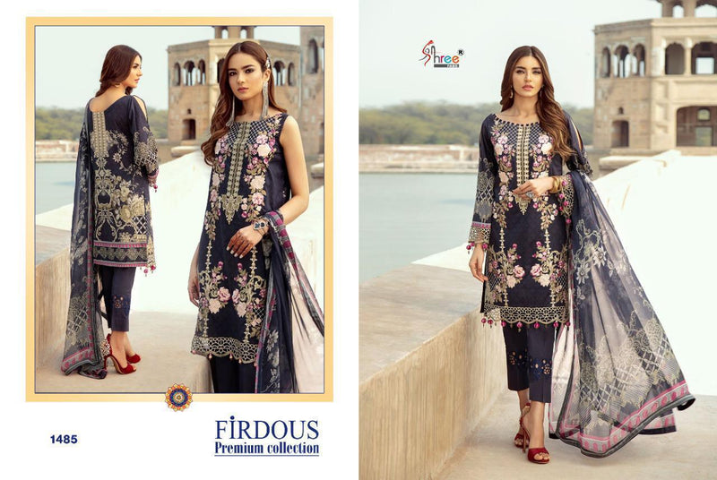 Shree Fab Firdous Premium Collection Pure Jam Cotton Embroidered Suits
