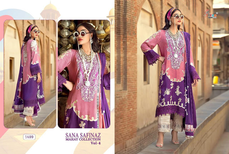 Shree Fabs Sana Safinaz Mahay Collection Vol 4 Jam Cotton Designer Salwar Kameez