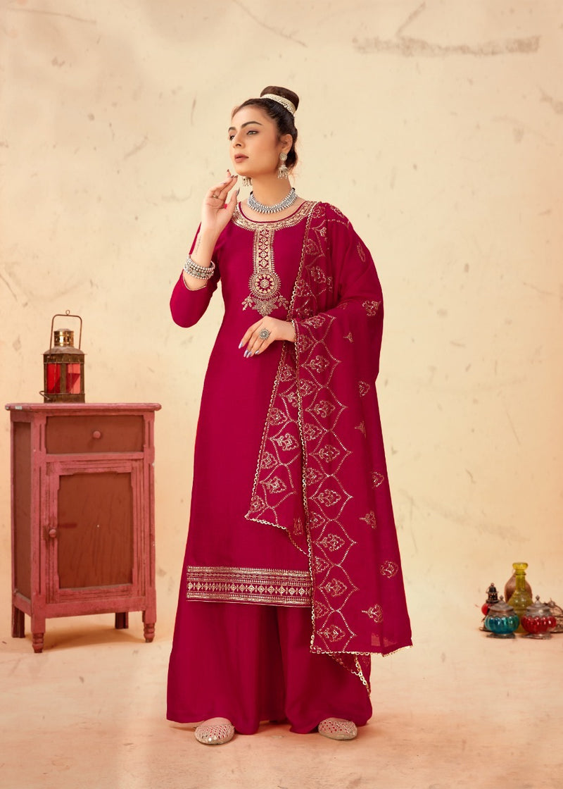 Kala Rang Shreya Silk With Beautiful Work Stylish Designer Festive Wear Fancy Salwar Kameez