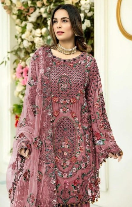 Shree Fabs 316 B To 316 F Georgette With Heavy Embroidery Work Party Wear Pakistani Style Salwar Kameez