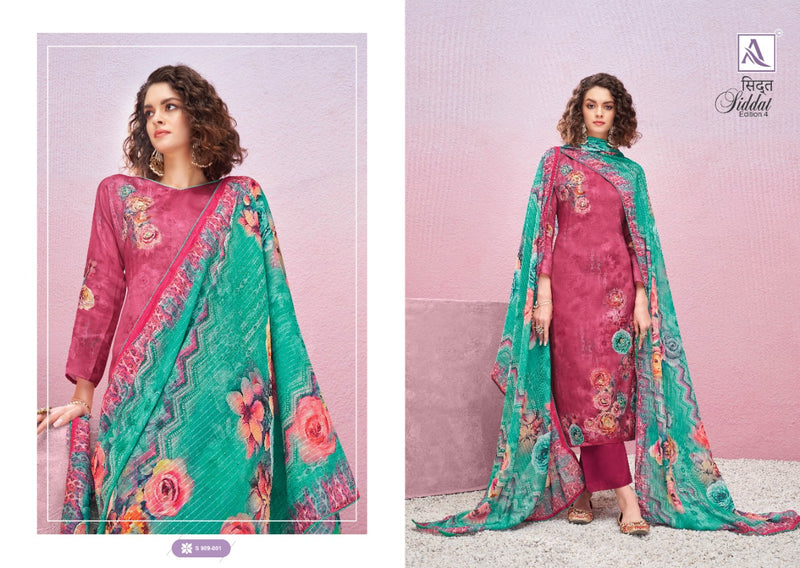 Alok Suits Siddat Edition Vol 4 Jam Cotton Designer Digital Printed Party Wear Salwar Suits