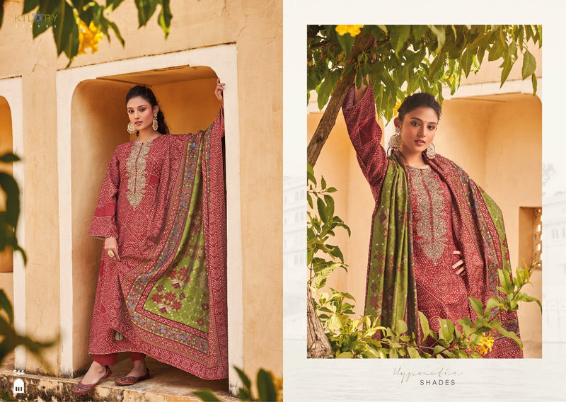 Kilory Trendz Silk Of Bandhej Viscose Musline Digital Foil Print Fancy Coding Work Fancy Designer Partywear Salwar Suit