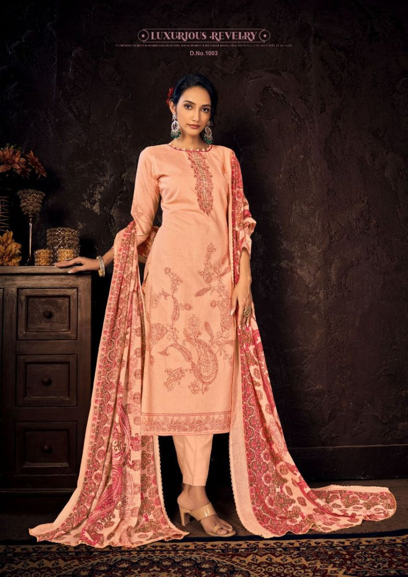 Roli Moli Creation Sitara Cambric Cotton Fancy Printed Festive Wear Salwar Suits