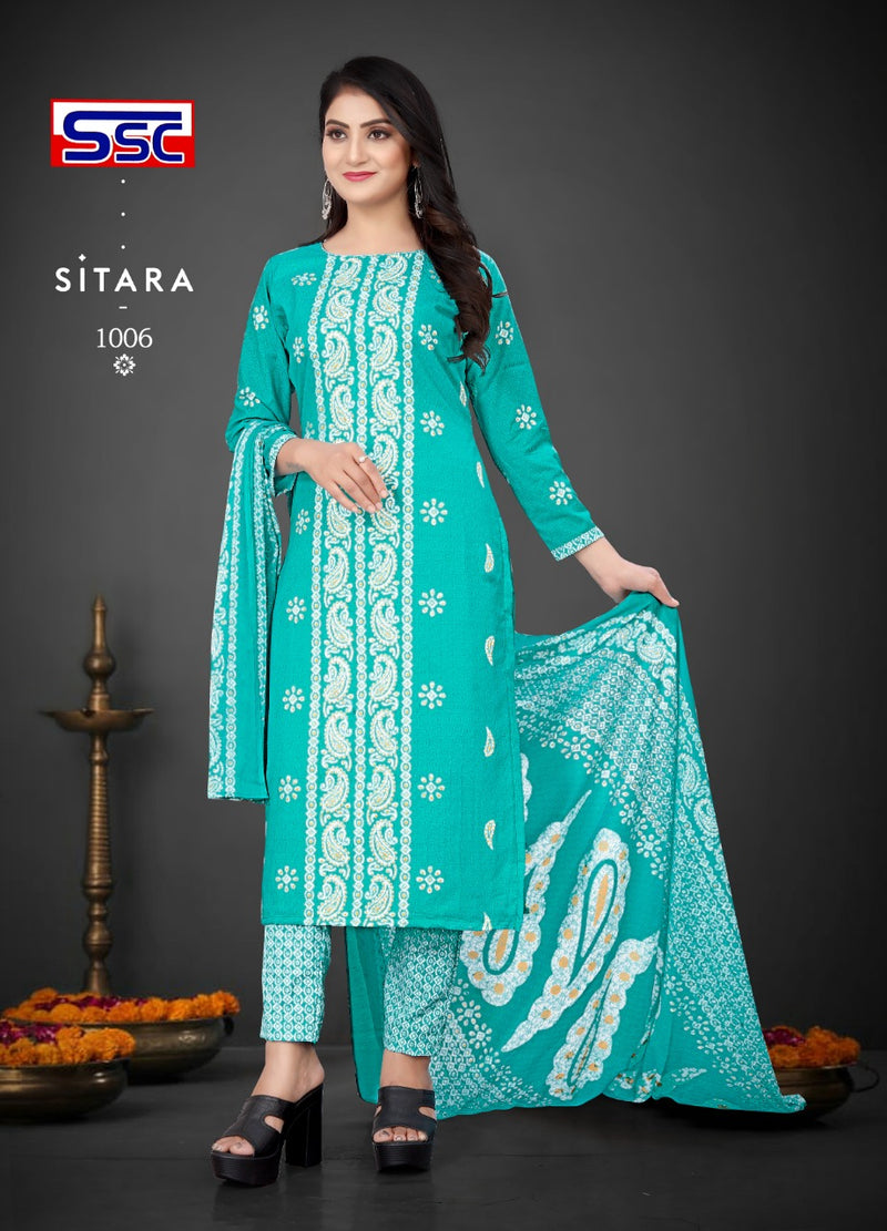 Ssc Creation Sitara Pure Cotton With Beautiful Work Stylish Designer Casual Look Salwar Suit