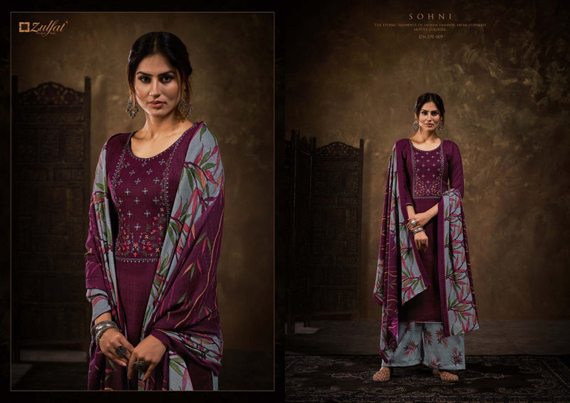 Zulfat  Sohni  Pashmina  Winter Wear Salwar Suits