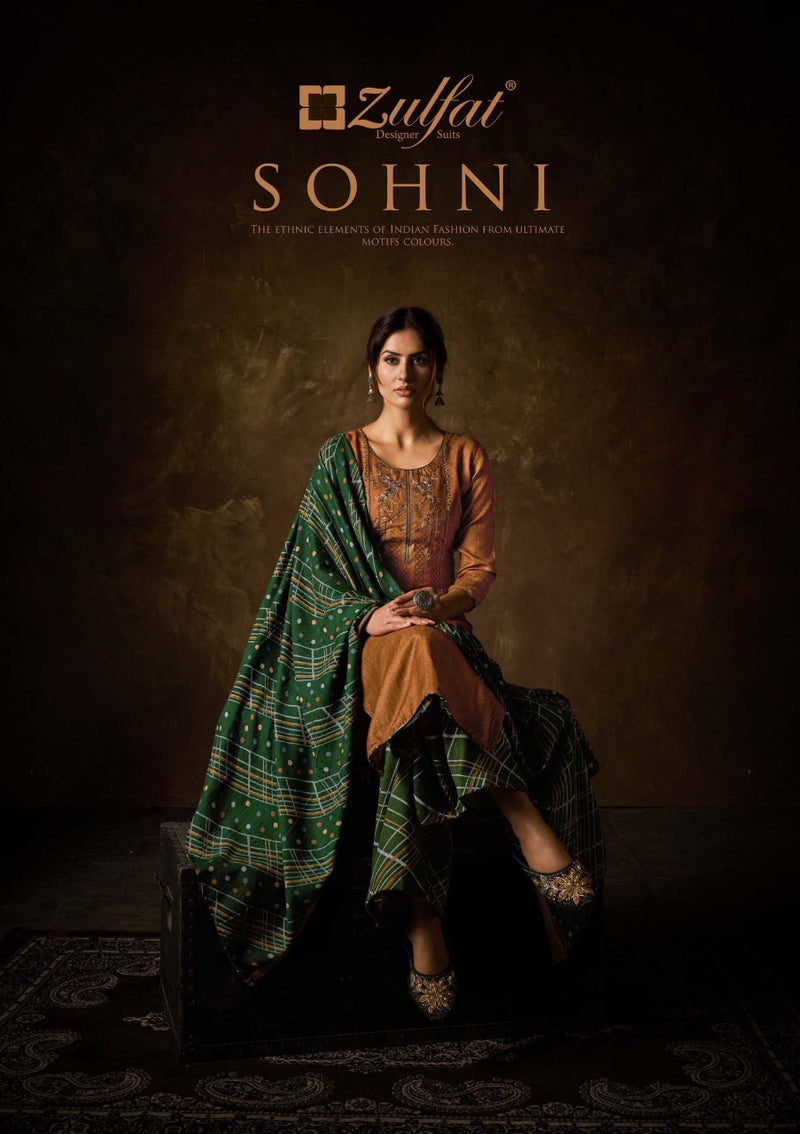 Zulfat  Sohni  Pashmina  Winter Wear Salwar Suits