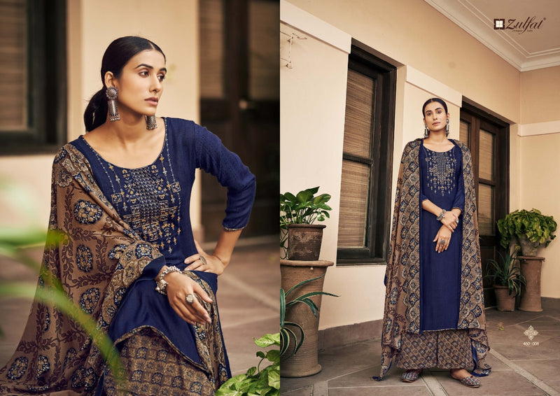 Zulfat Sohni Vol 2 Pashmina With Fancy Embroidery Work Stylish Designer Casual Wear Salwar Kameez