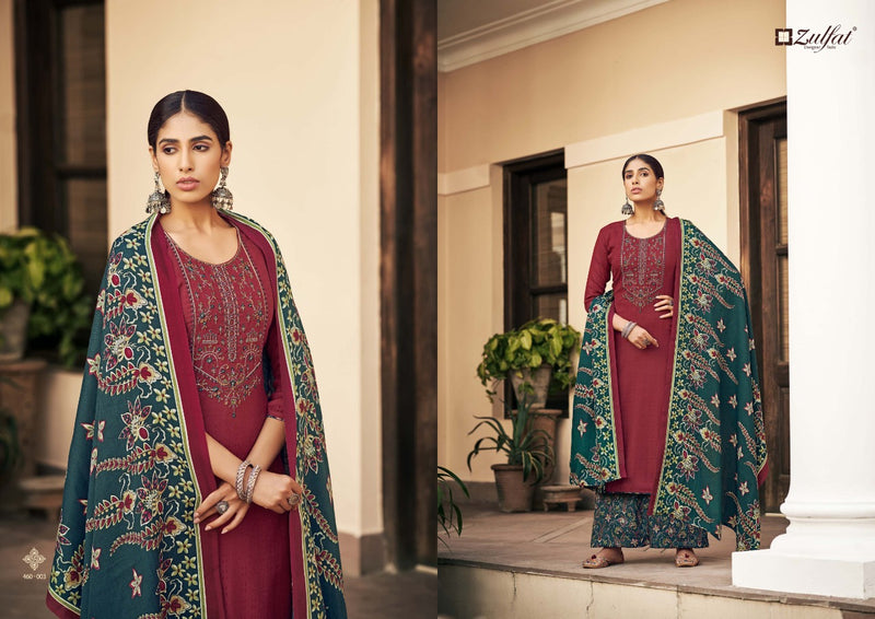 Zulfat Sohni Vol 2 Pashmina With Fancy Embroidery Work Stylish Designer Casual Wear Salwar Kameez