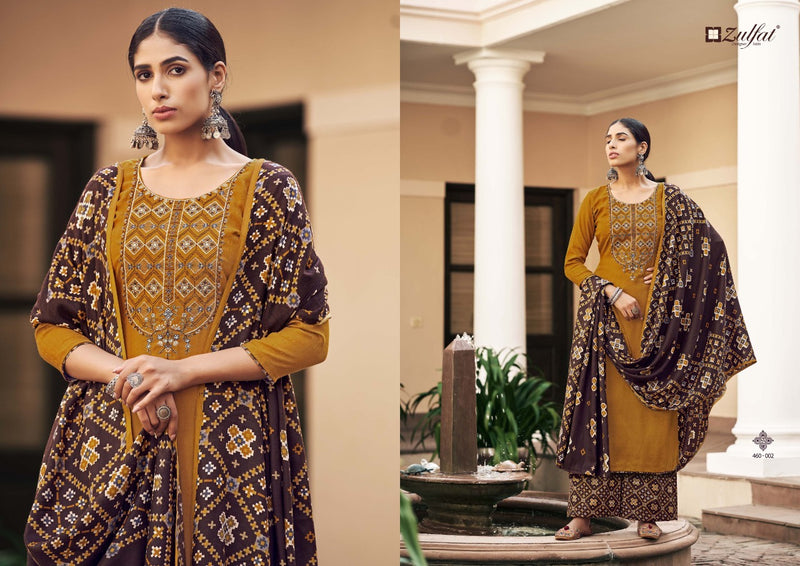 Zulfat Sohni Vol 2 Pashmina With Fancy Embroidery Work Stylish Designer Casual Wear Salwar Kameez