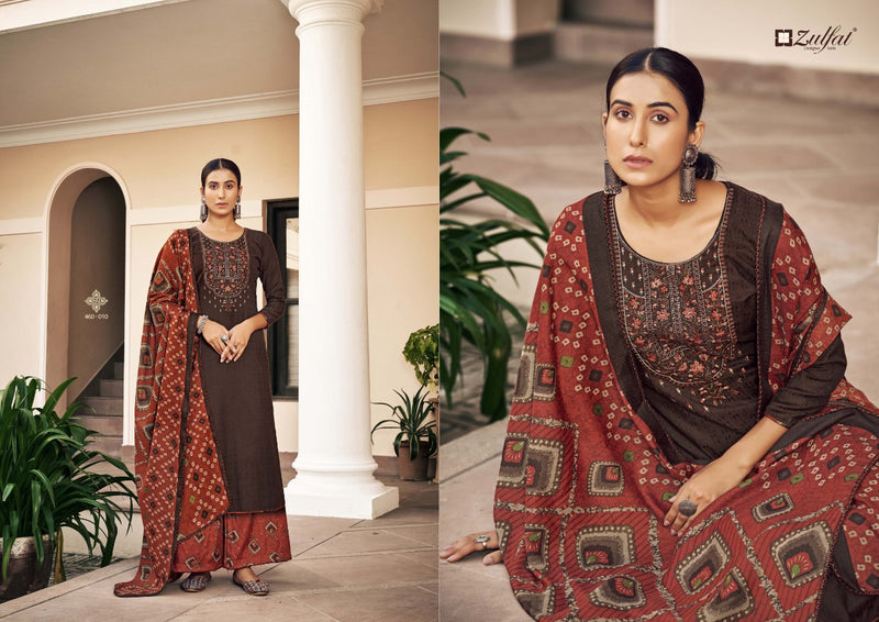 Zulfat Sohni Vol 2 Pashmina With Fancy Embroidery Work Stylish Designer Casual Wear Salwar Kameez