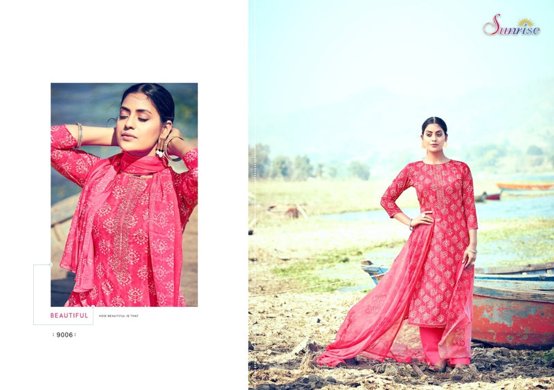 Sunrise Soni Kudi Vol 9 Pure Cotton With Heavy Embroidery Work Stylish Designer Party Wear Salwar Kameez