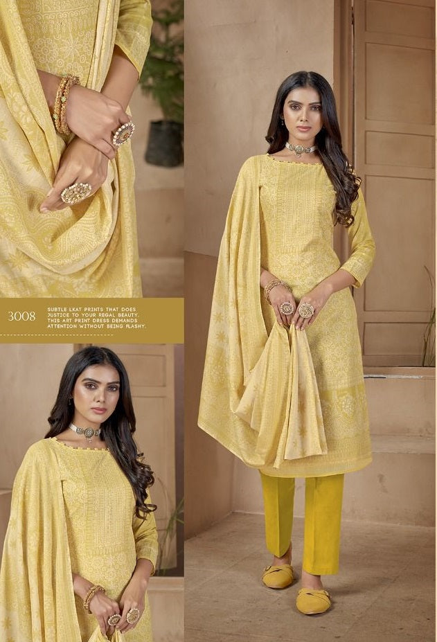 Shiv Gori Silk Mills Sonpari Vol 3 Fancy Cotton Diigital Printed Party Wear Salwar Suits