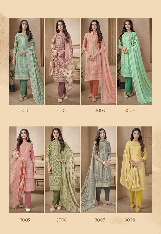 Shiv Gori Silk Mills Sonpari Vol 3 Fancy Cotton Diigital Printed Party Wear Salwar Suits