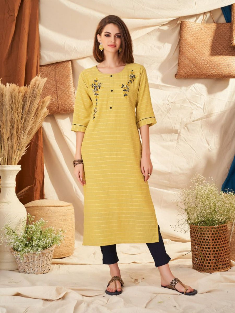 Hiva Designer Sony Fancy  Beautiful  Party Wear Kurtis With Hand Work Embroidery