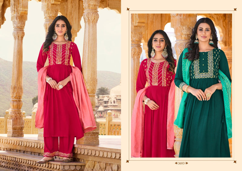Rangoon Soulmate Dno 3691 To 3694 Rayon With Fancy Stylish Designer Casual Party Wear Kurti