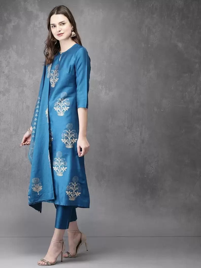 Bandhani Palace Suhani Presents Cotton Blend Stylish Party Wear Combo Set Of  Kurtis
