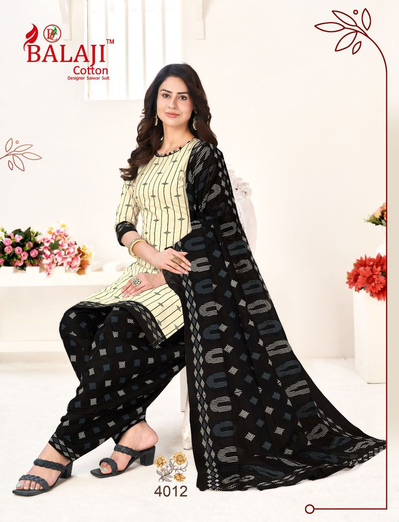 Balaji Cotton Sui Dhaga Vol 4 Cotton Printed Casual Wear Patiyala Style Salwar Suits