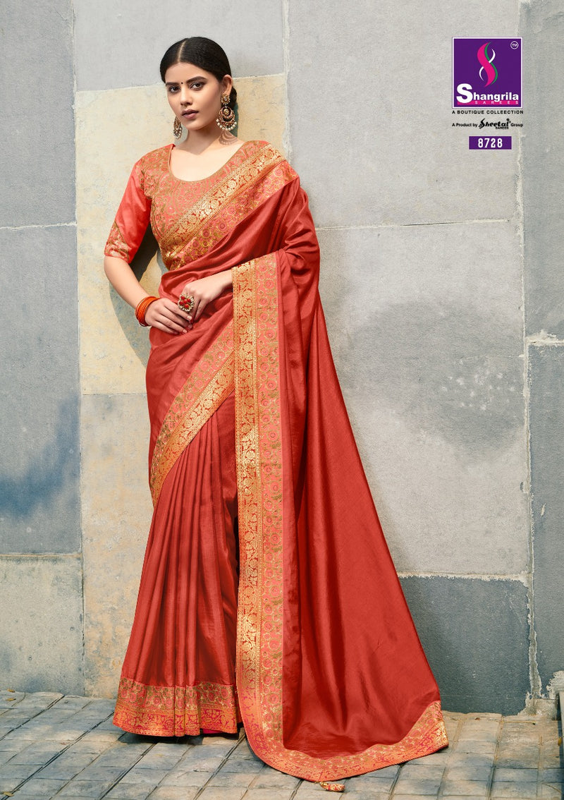 Shangrila Prints Sulochna Designer Heavy Work Saree In Silk