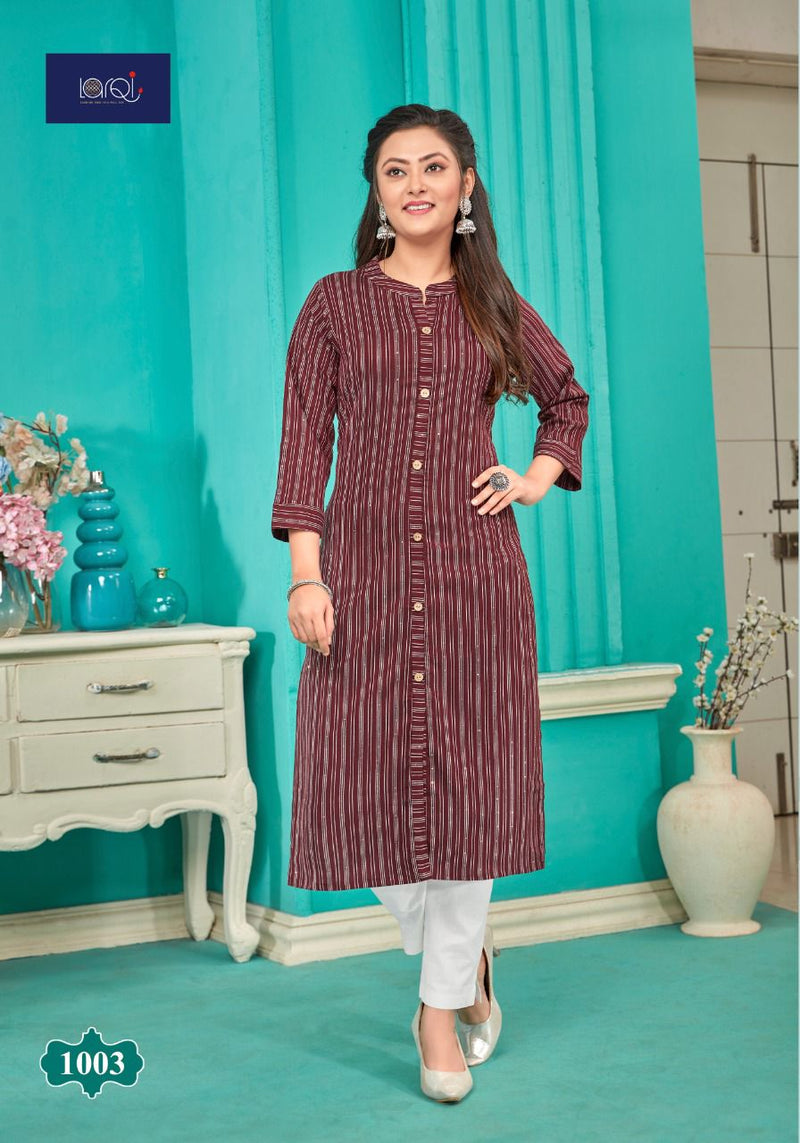 Suryajyoti Larqi Sun Light Vol 1 Cotton Casual Office Wear Kurtis