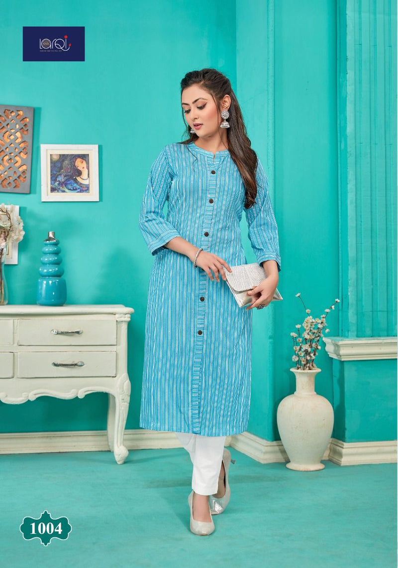 Suryajyoti Larqi Sun Light Vol 1 Cotton Casual Office Wear Kurtis