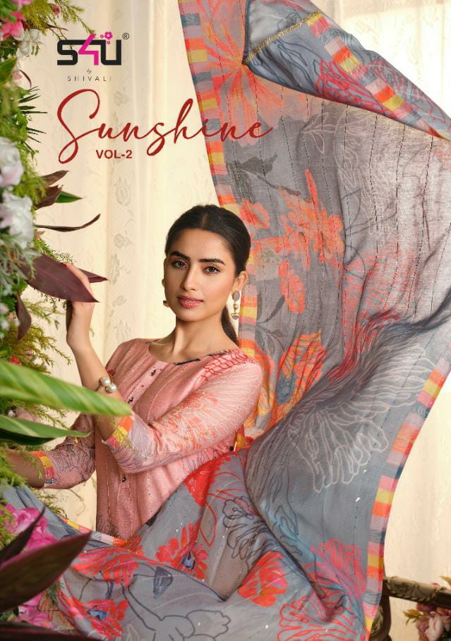 S4u Shivali Sunshine Vol 2 Muslin With Printed Work Stylish Designer Party Wear Fancy Kurti