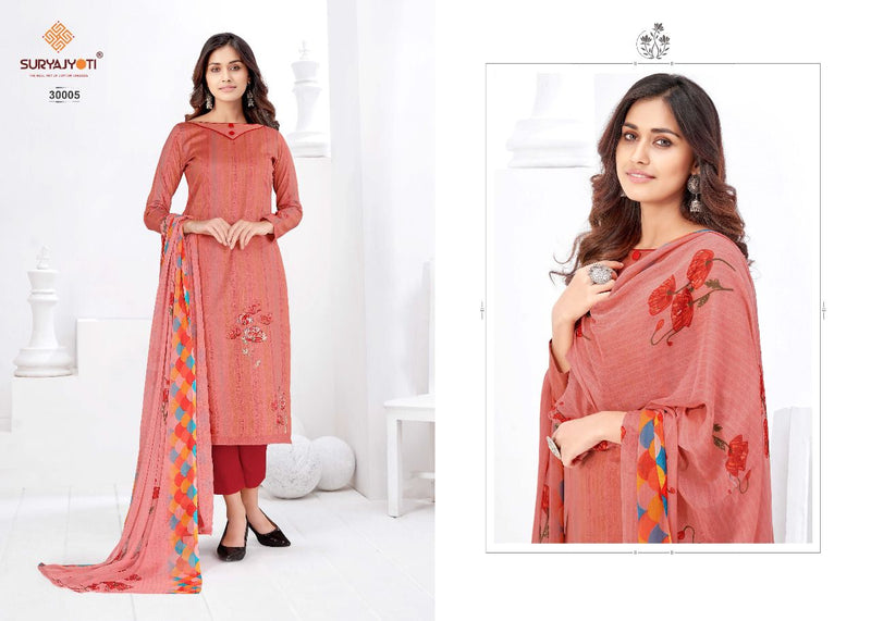Suryajyoti Naishaa Vol 30 Sattin Cotton Stylish Wear Salwar Suits