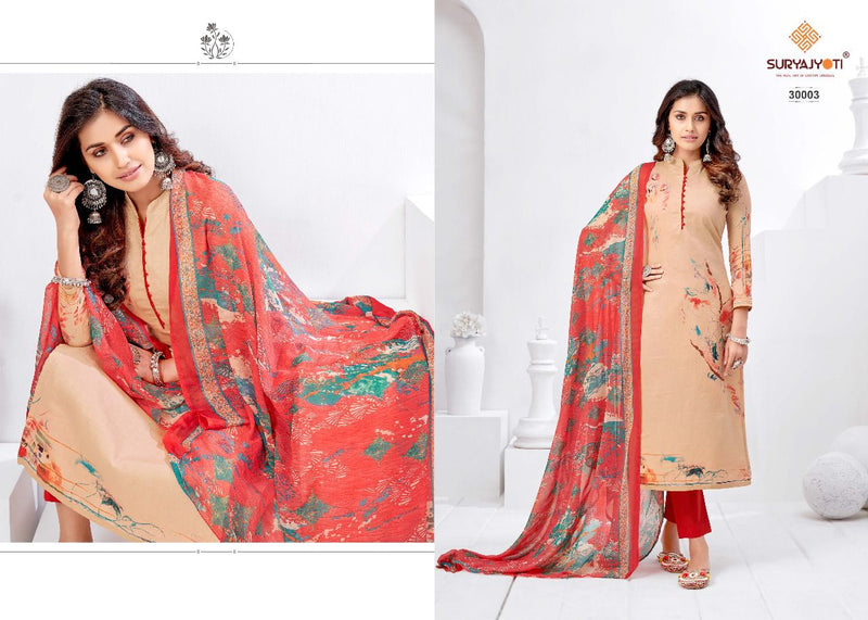 Suryajyoti Naishaa Vol 30 Sattin Cotton Stylish Wear Salwar Suits