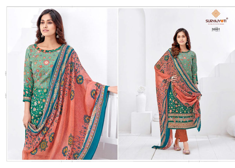 Suryajyoti Naishaa Vol 30 Sattin Cotton Stylish Wear Salwar Suits