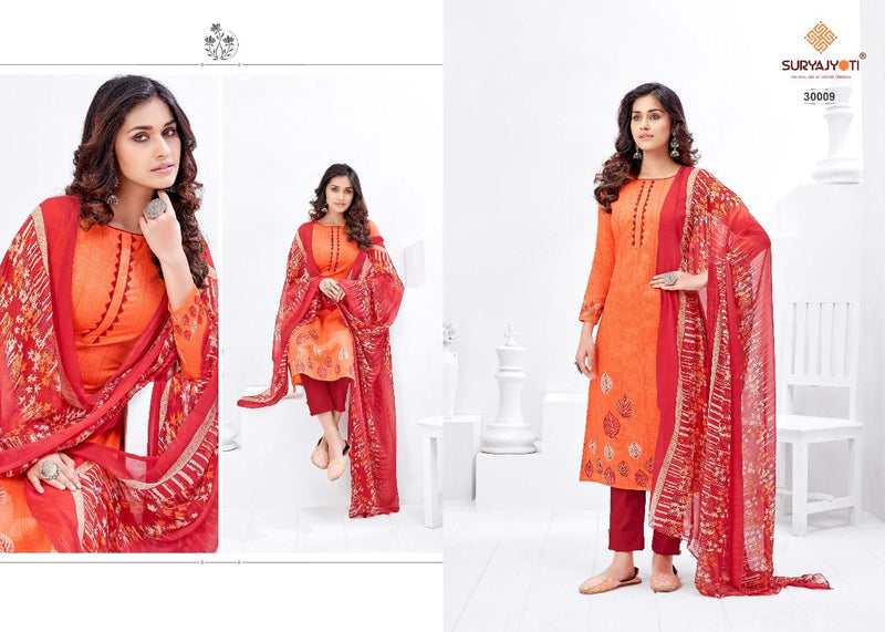 Suryajyoti Naishaa Vol 30 Sattin Cotton Stylish Wear Salwar Suits