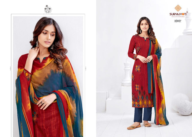 Suryajyoti Naishaa Vol 30 Sattin Cotton Stylish Wear Salwar Suits