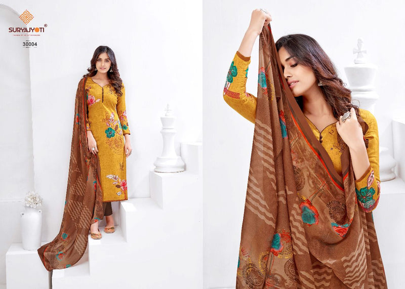 Suryajyoti Naishaa Vol 30 Sattin Cotton Stylish Wear Salwar Suits