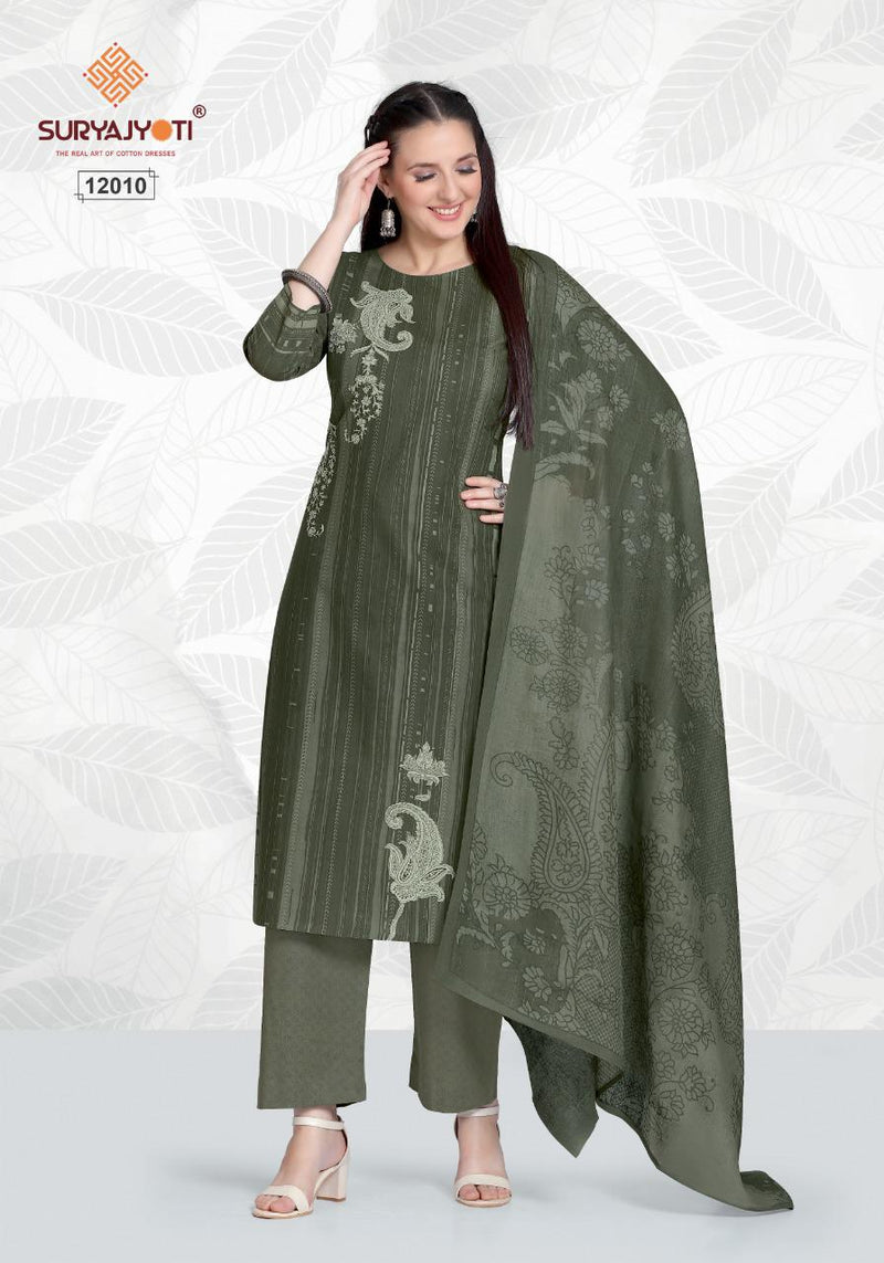 Suryajoti Zion Cotton Vol 12 Cotton Designer Salwar Suit