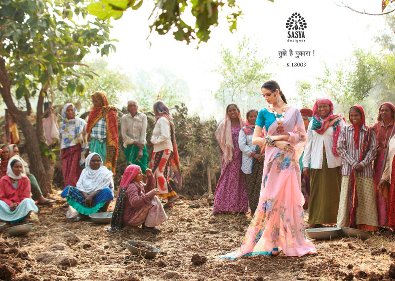Sasya Designer Swadesh Designer Saree Collection In Linen Cotton