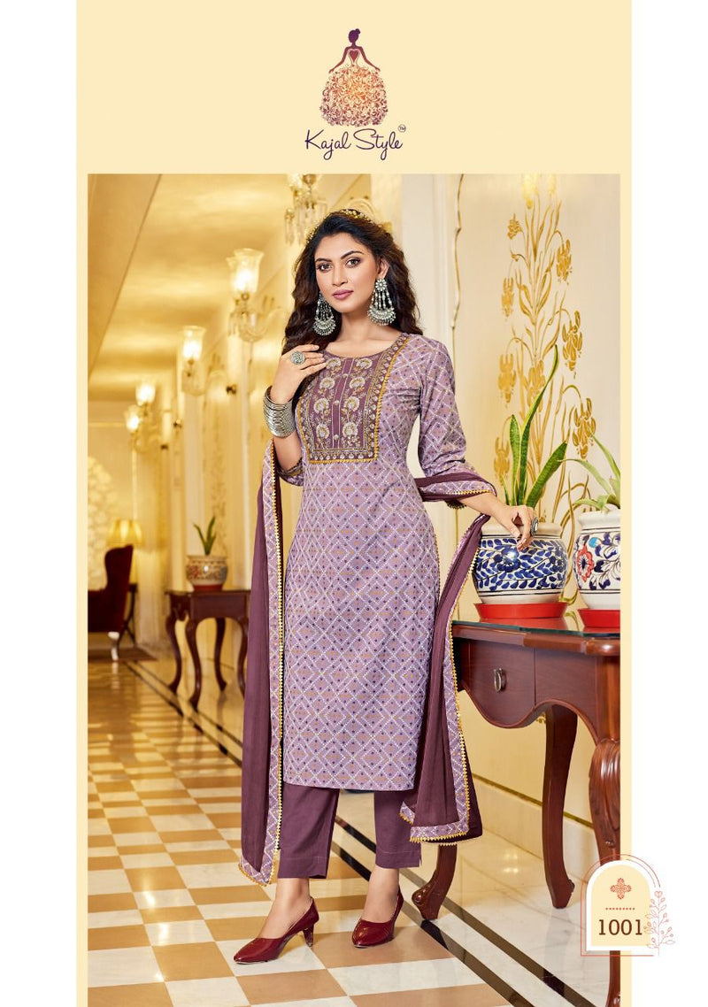 Kajal Style Swagger Vol 1 Pure Cotton With Heavy Embroidery Work Stylish Designer Festive Wear Kurti