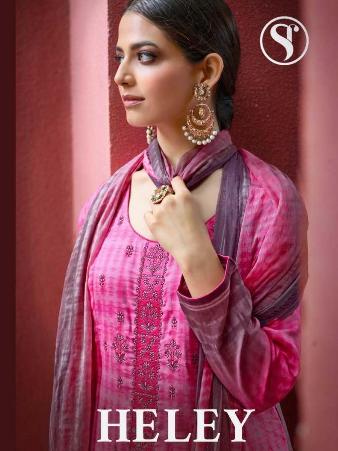 Sweety Fashion Heley Pure With Thread Work Salwar Kameez In Satin
