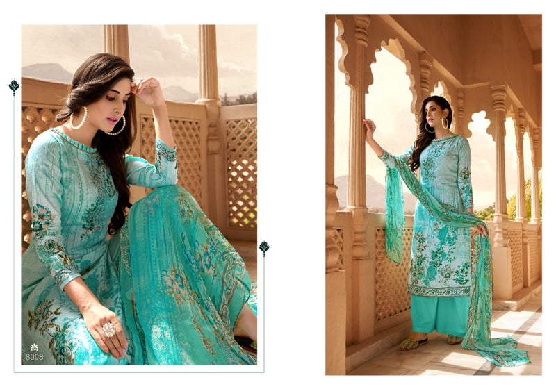 Sweety Fashion Rock Vol 8 Cotton Satin Aari Work Salwar Kameez