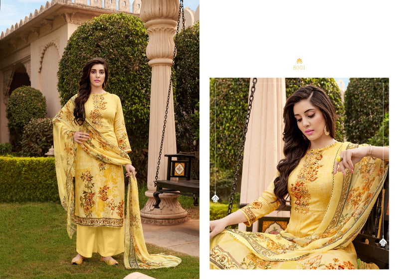 Sweety Fashion Rock Vol 8 Cotton Satin Aari Work Salwar Kameez