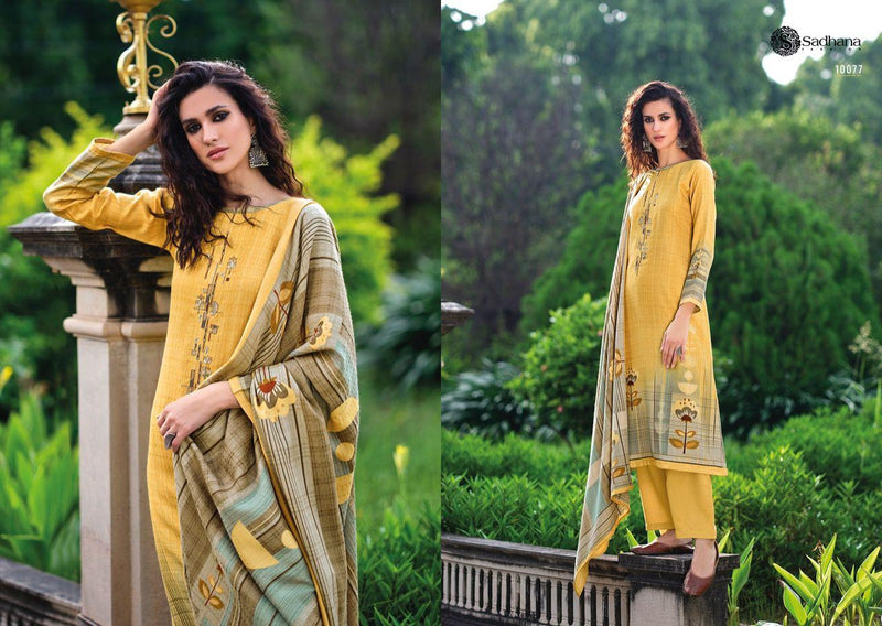 Sadhna Fashion Blossom Pure Pashmina Digital Print With Fancy Work Salwar Suit