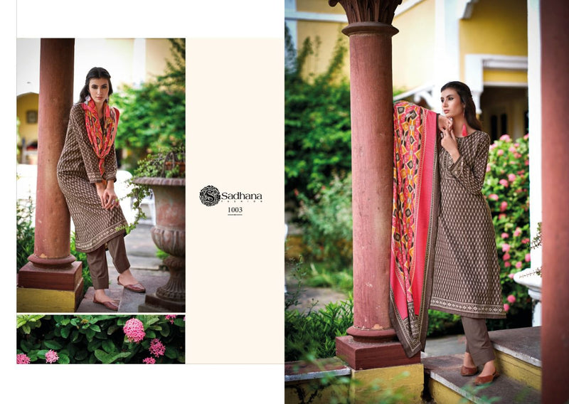 Sadhna Fashion Laamah Pure Pashmina With Digital Print Winter Wear Salwar Suit