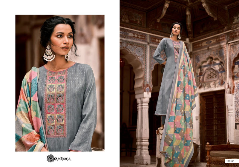 Sadhna Imsaal Pashmina With Digital Print Fancy Salwar Suit