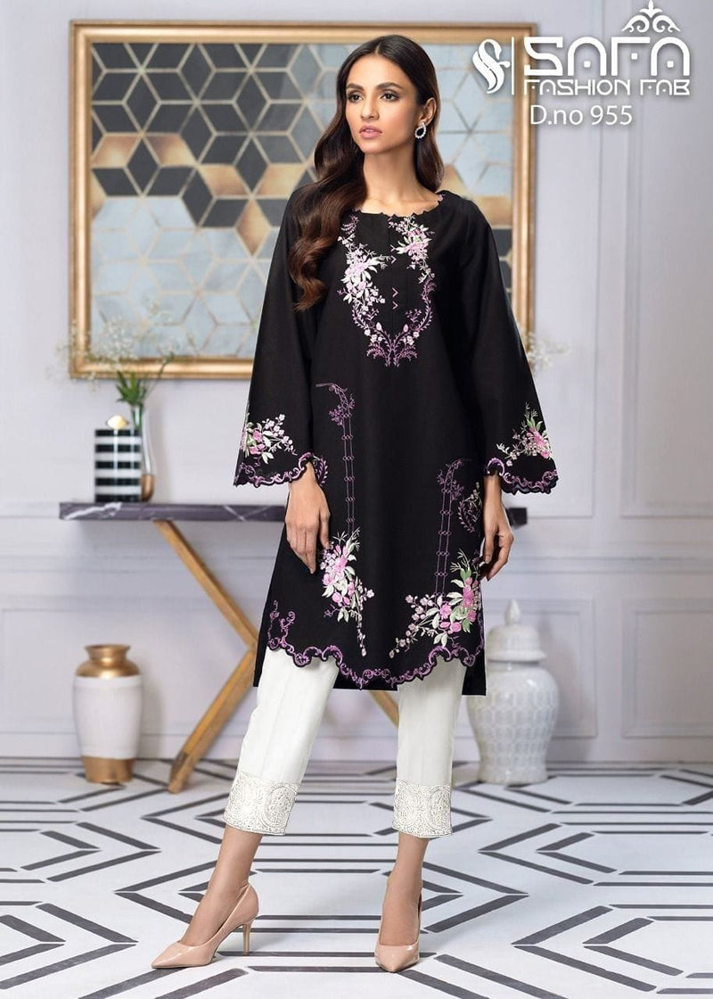 Safa Fashion 955 Pure Geogette Readymade Pakistani Kurti Wear
