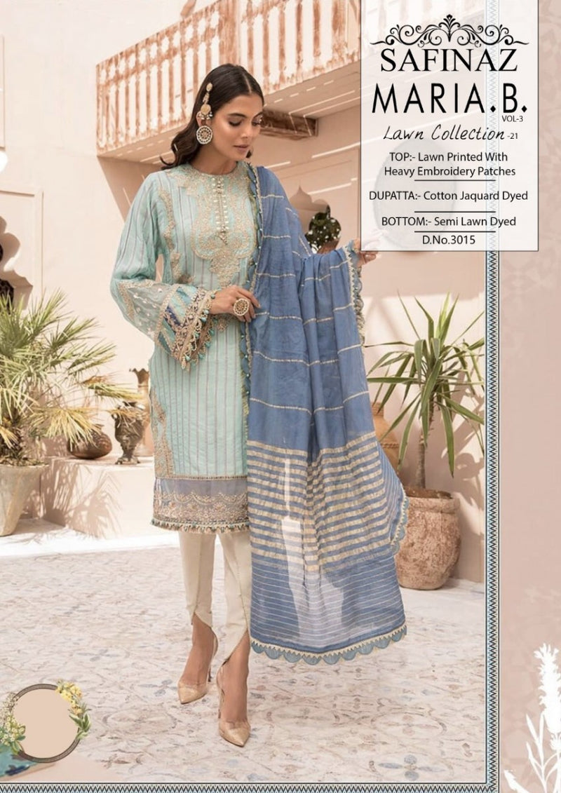 Safinaz Mariya B Vol 3 Lawn Printed Fancy Embroidery Work Patry Wear Exclusive Salwar kameez