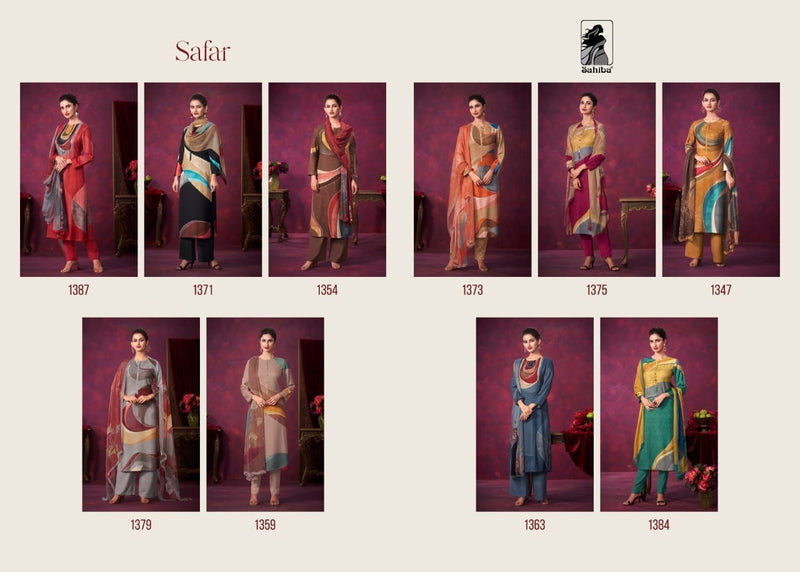 Sahiba Safar Staple Twill Digital Print Stylish Wear Salwar Kameez