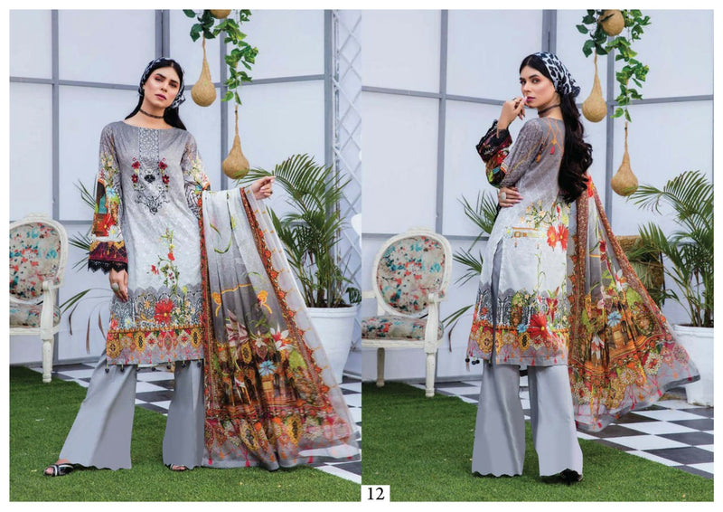 Sana Safinaz Luxury Lawn Collection Vol 10 Nx21 Lawn Printed Salwar suit