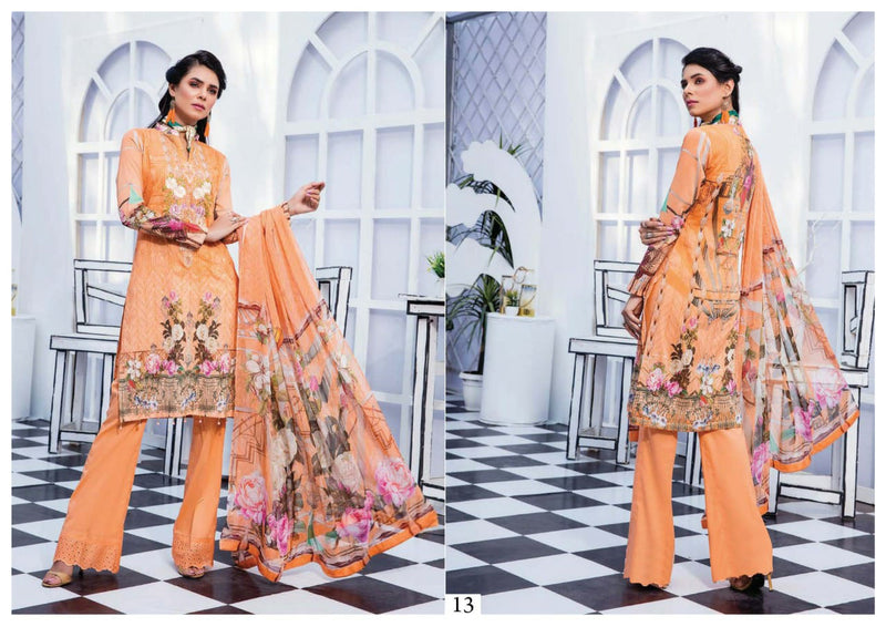Sana Safinaz Luxury Lawn Collection Vol 10 Nx21 Lawn Printed Salwar suit
